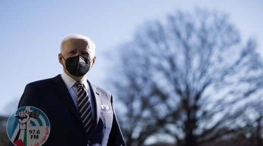 (220112) -- WASHINGTON, D.C., Jan. 12, 2022 (Xinhua) -- U.S. President Joe Biden walks out from the White House in Washington D.C., the United States, on Jan. 11, 2022. U.S. President Joe Biden in a speech Tuesday in Atlanta, Georgia, said he supports changing the Senate filibuster rule so as to make it easier for the chamber to pass legislation upholding Americans' right to vote. (Photo by Ting Shen/Xinhua)