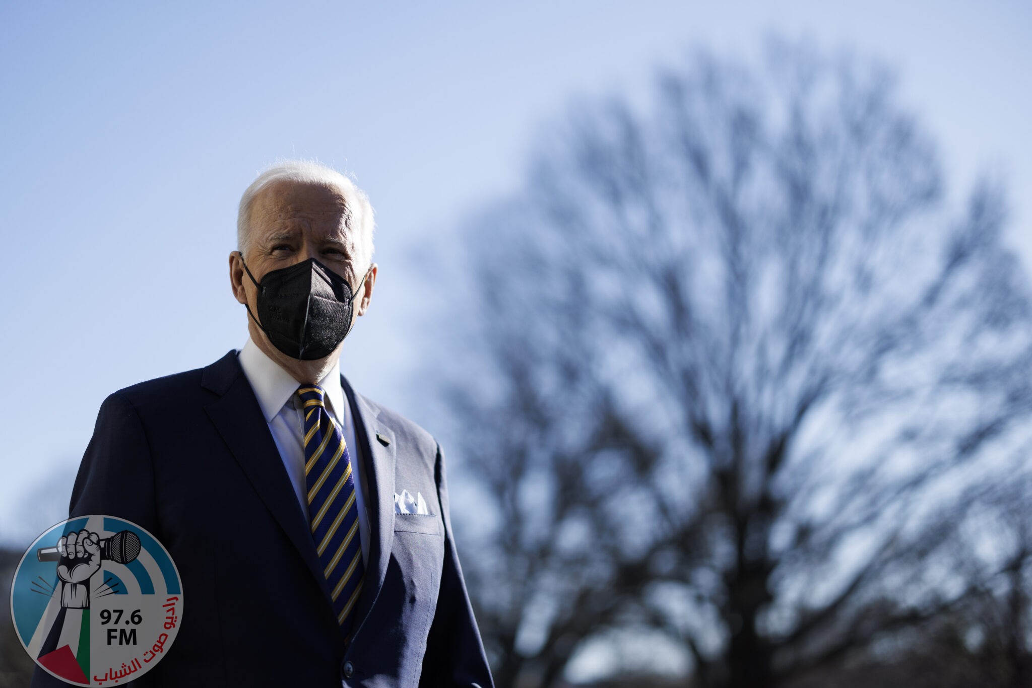 (220112) -- WASHINGTON, D.C., Jan. 12, 2022 (Xinhua) -- U.S. President Joe Biden walks out from the White House in Washington D.C., the United States, on Jan. 11, 2022. U.S. President Joe Biden in a speech Tuesday in Atlanta, Georgia, said he supports changing the Senate filibuster rule so as to make it easier for the chamber to pass legislation upholding Americans' right to vote. (Photo by Ting Shen/Xinhua)