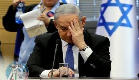 TOPSHOT - Israeli Prime Minister Benjamin Netanyahu gestures as he speaks during a meeting of the right-wing bloc at the Knesset (Israeli parliament) in Jerusalem on November 20, 2019. (Photo by GALI TIBBON / AFP) (Photo by GALI TIBBON/AFP via Getty Images)