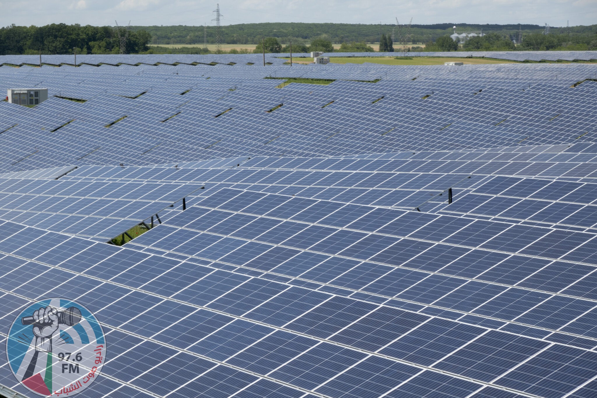 (220106) -- BEIJING, Jan. 6, 2022 (Xinhua) -- Photo taken on May 27, 2021 shows the Kaposvar solar power plant in Kaposvar, Hungary. Hungary inaugurated the country's largest solar power plant, which was built by China National Machinery Import and Export Corporation (CMC) near the southwestern city of Kaposvar. (Photo by Attila Volgyi/Xinhua)