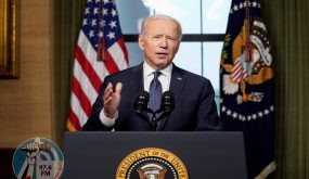 U.S. President Joe Biden delivers remarks on his plan to withdraw American troops from Afghanistan, at the White House, Washington, U.S., April 14, 2021. Andrew Harnik/Pool via REUTERS