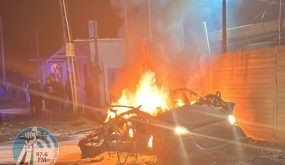 مصرع شابين وإصابة آخر في انفجار مركبة بدهمش قرب الرملة
