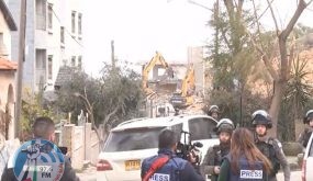 الاحتلال يهدم منزلا قيد الانشاء في “سطح مرحبا” بالبيرة