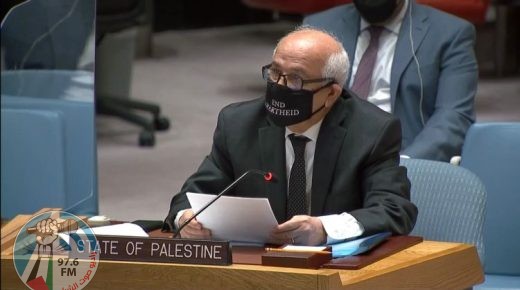 منصور لـ “مجلس الأمن”: الإدانات وحدها لا تكفي لردع إسرائيل