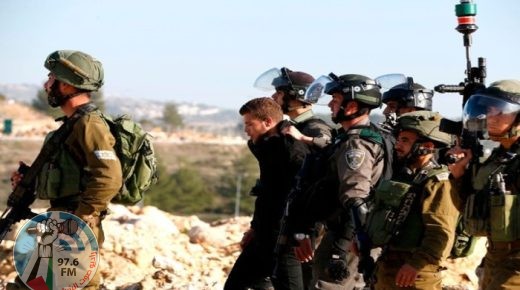الاحتلال يعتقل 20 مواطنا من الضفة الغربية