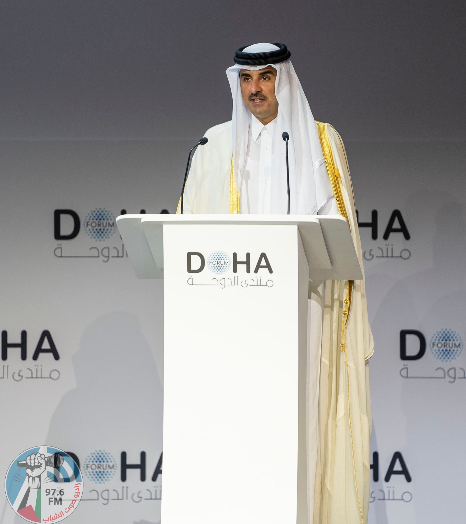 الأمير القطري يفتتح منتدى الدوحة في دورته العشرين
