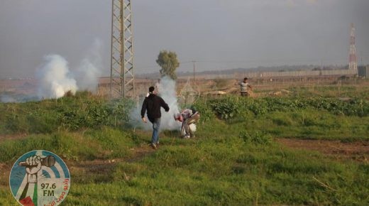 الاحتلال يطلق النار والغاز شرق الوسطى وخان يونس