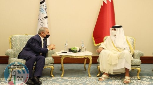 رئيس الوزراء يشيد بالموقف القطري الثابت تجاه القضية الفلسطينية