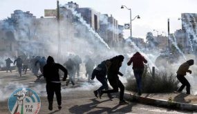 إصابات بالاختناق خلال مواجهات مع الاحتلال في بيت أمر