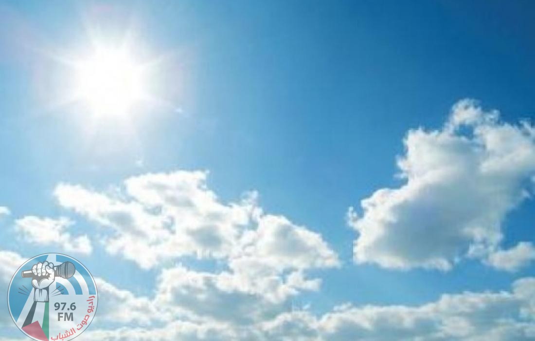 أجواء غائمة جزئيا والحرارة أعلى من معدلها العام بقليل