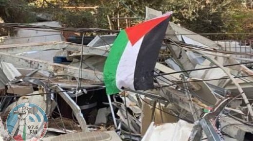 الاحتلال يهدم غرفة زراعية في نحالين غرب بيت لحم
