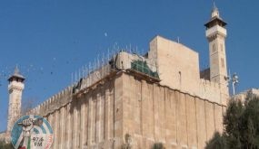 انهيارٌ جزئي في مبنى ملاصق لـ الحرم الإبراهيمي