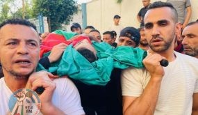 تشييع جثمان الشهيد محمد مرعي في مخيم جنين