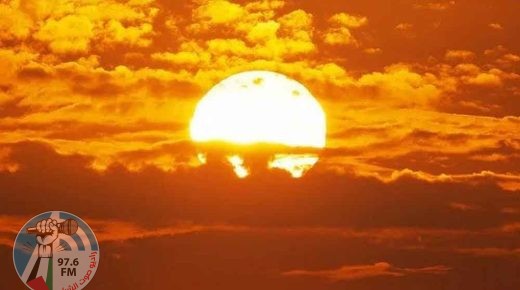 حالة الطقس: حار نسبيا الى حار حتى نهاية الاسبوع