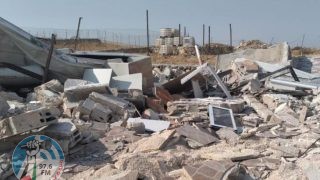 الاحتلال يهدم منشأة زراعية ومغسلة مركبات في حوارة جنوب نابلس