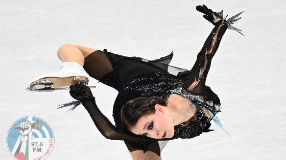 المتزلجة على الجليد الروسية آنا شيرباكوفا الحائزة على الميدالية الذهبية في الألعاب الأولمبية
