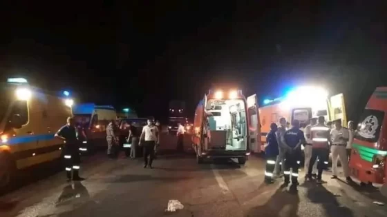 حادث سير مروع يخلّف 17 قتيلا في سوهاج بمصر