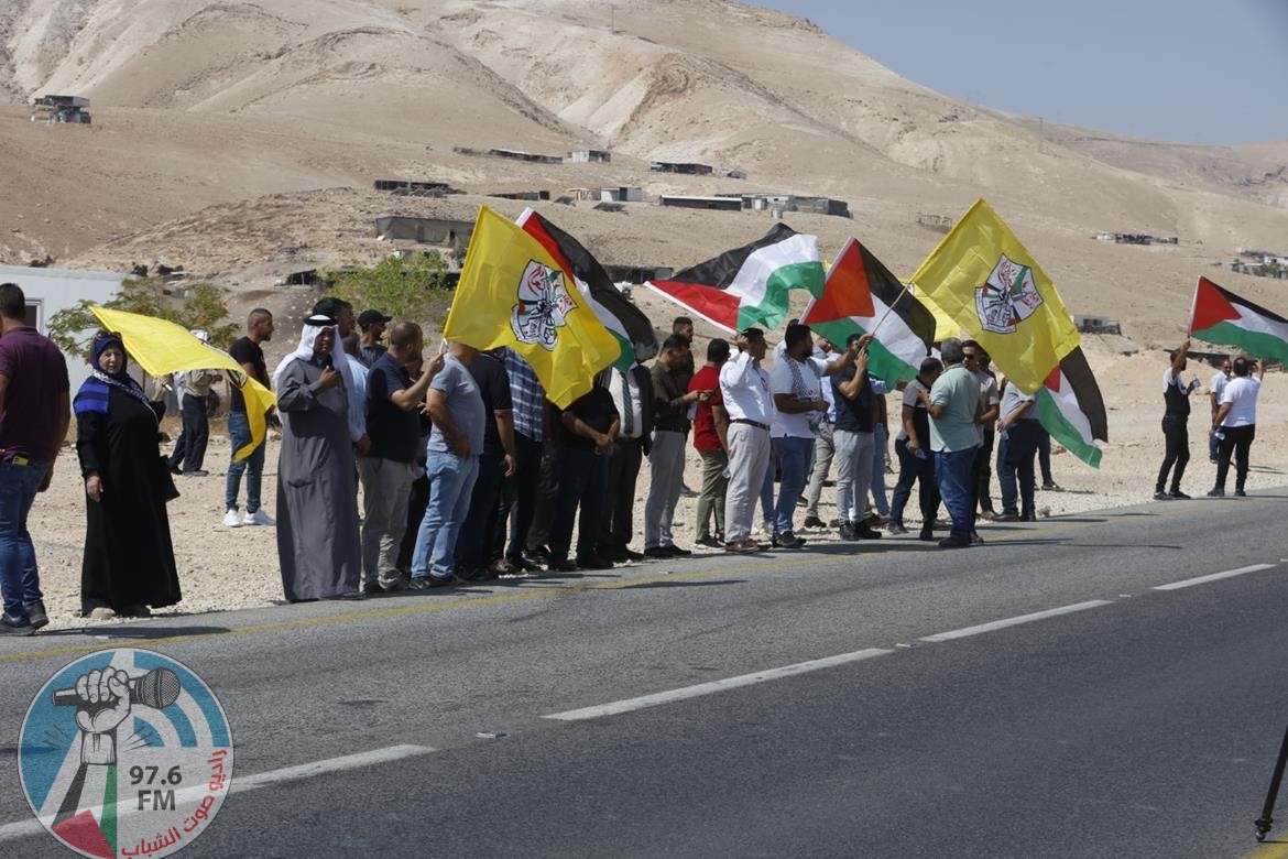 وقفة مناهضة للاستيطان غرب أريحا