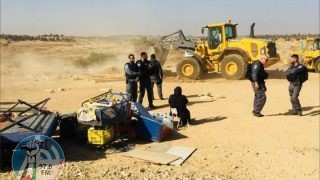( صورة ارشيفية ) السلطات الإسرائيلية تهدم مسكنا في النقب