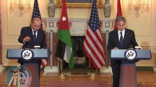 بلينكن: الأردن ملتزم بتحقيق السلام على أساس حل الدولتين