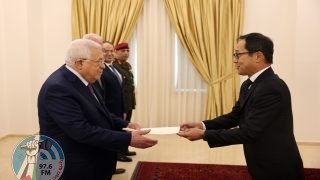 الرئيس يتقبل أوراق تعيين ممثل اليابان لدى دولة فلسطين