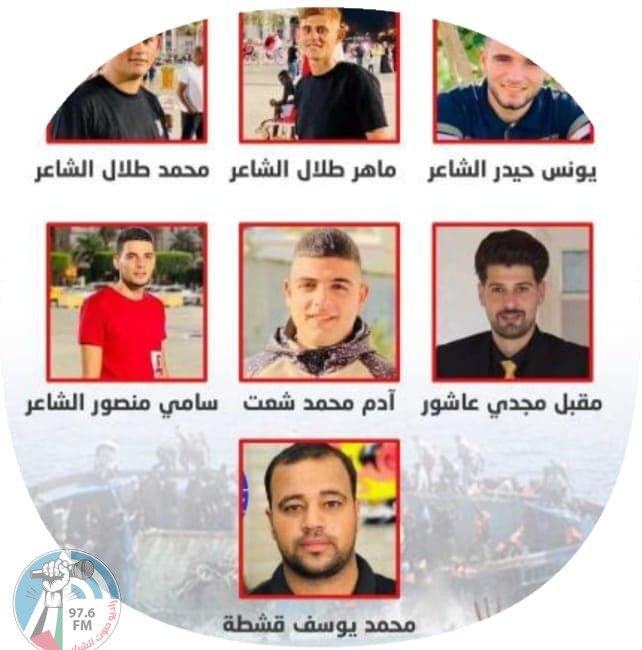شبان غزة الذين غرقوا في سواحل تونس