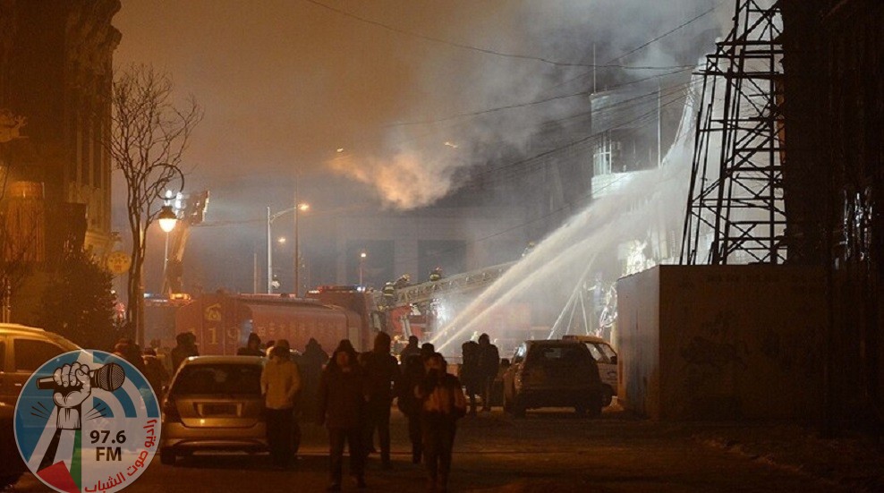 حريق في مصنع وسط الصين