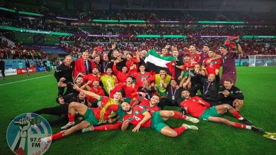 فوز المنتخب المغربي في الربع النهائي