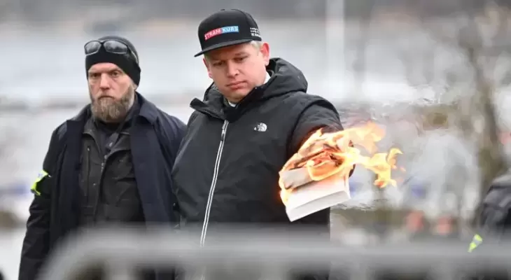 الهباش يدين قيام متطرفين بحرق نسخة من القرآن الكريم في السويد