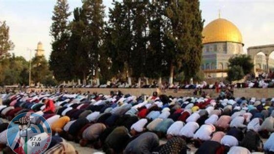 الآلاف يحيون ذكرى الإسراء والمعراج في المسجد الأقصى المبارك