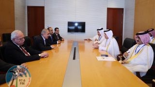 اشتية يبحث مع وزير الدولة للشؤون الخارجية القطري تعزيز التعاون