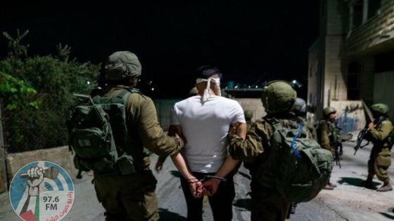 الاحتلال يعتقل ثلاثة مواطنين من نابلس