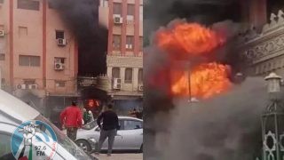 حريق بمستشفى في القاهرة