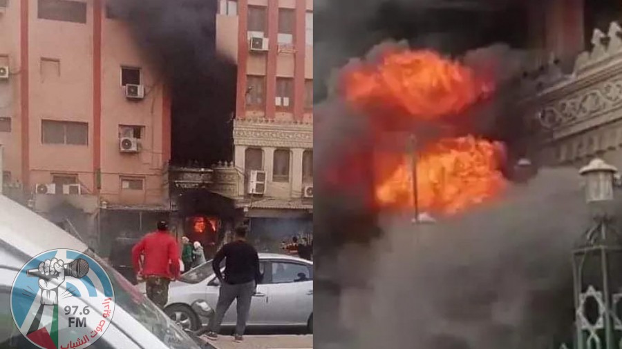 حريق بمستشفى في القاهرة