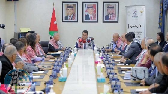 مجلس النواب الأردني يتبنى حملة "لأجل فلسطين"