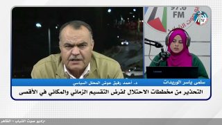 الملف السياسي-التحذير من مخططات الاحتلال لفرض التقسيم الزماني والمكاني في الأقصى