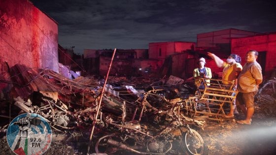 17 قتيلا على الأقل جراء حريق بمستودع وقود في اندونيسيا