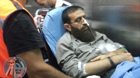 نادي الأسير يحذر من استشهاد الأسير خضر عدنان المضرب عن الطعام منذ 71 يوما