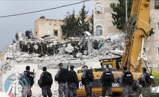 السلطات الإسرائيلية تهدم منزلا في قرية الشيخ دنون داخل أراضي الـ48