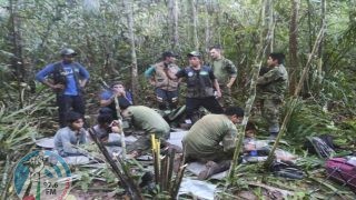 العثور على أربعة أطفال أحياء بعد 40 يوما من تحطم طائرة في أدغال كولومبيا