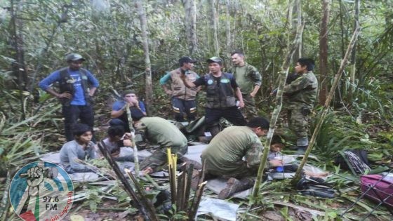 العثور على أربعة أطفال أحياء بعد 40 يوما من تحطم طائرة في أدغال كولومبيا
