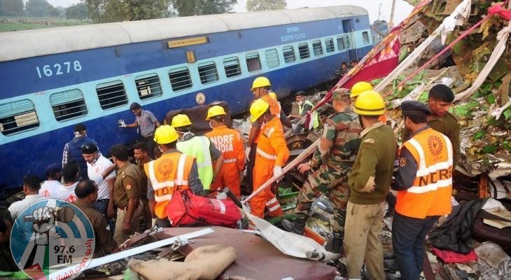 ارتفاع حصيلة ضحايا حادث القطارات في الهند إلى 288