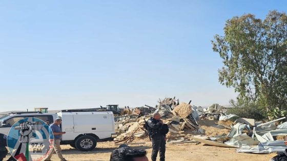 السلطات الإسرائيلية تهدم منازل في عرعرة النقب