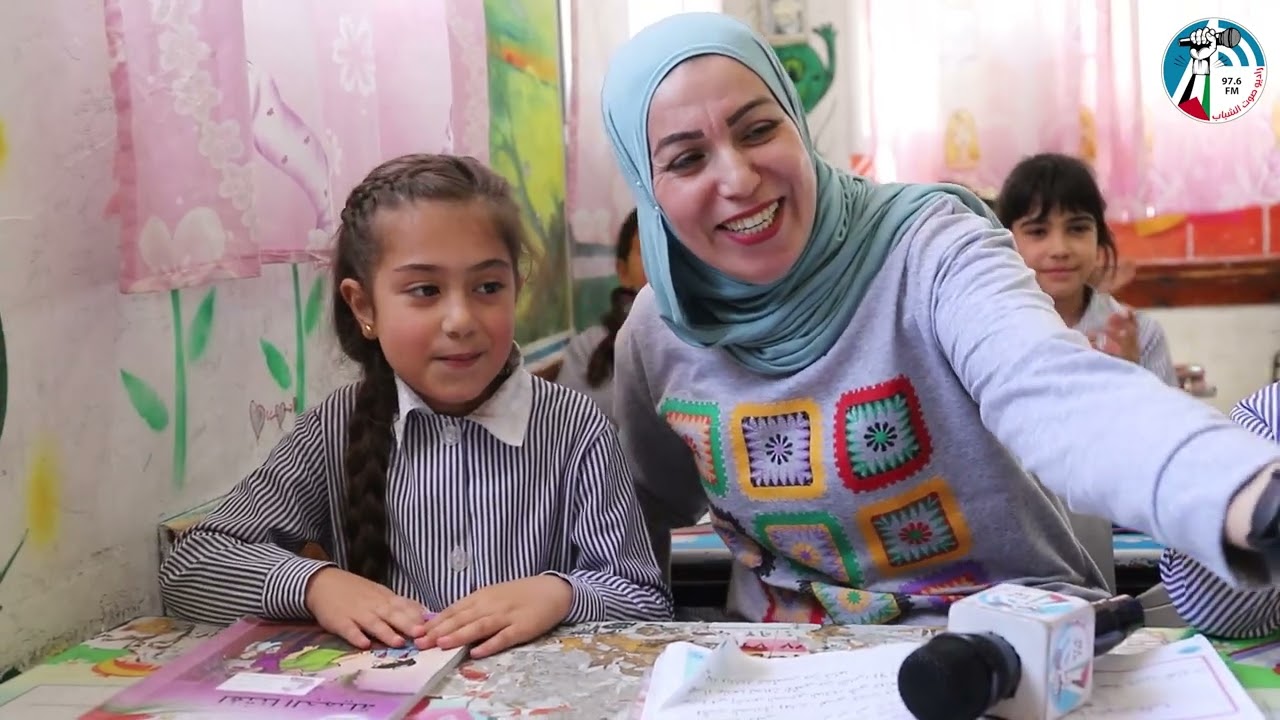 شبل و زهرة من مدرسة الرافدين الاساسية في مدينة الظاهرية