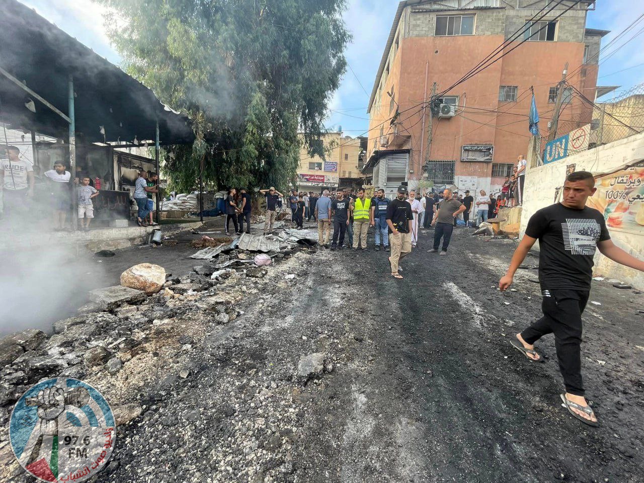 صابات وأضرار بالبنية التحتية وممتلكات المواطنين خلال عدوان الاحتلال على مخيم نور شمس