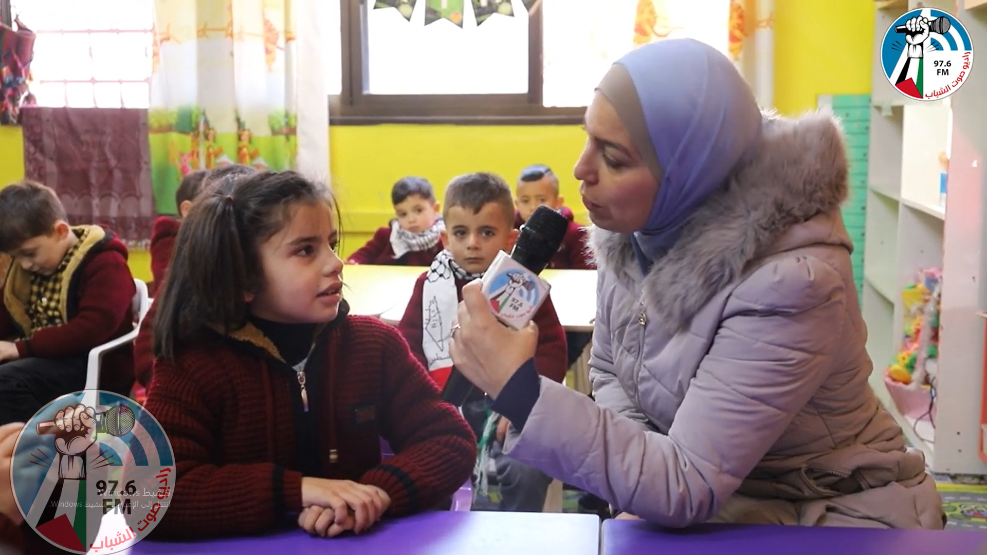 شبل وزهرة في مدرسة المنهل