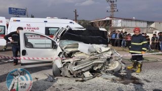 مصرع 12 شخصا وإصابة 19 آخرين في حادث سير وسط تركيا