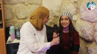 شبل و زهرة من المخيم الصيفي المنظم من قبل مديرية تربية وتعليم جنوب الخليل في مدينة الظاهرية