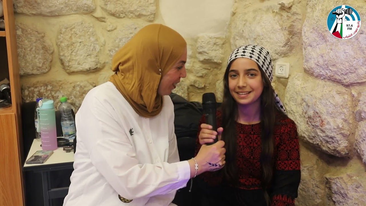 شبل و زهرة من المخيم الصيفي المنظم من قبل مديرية تربية وتعليم جنوب الخليل في مدينة الظاهرية