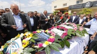 أريحا: مراسم استقبال عسكرية لجثمان المناضل اللواء سعيد العطاري